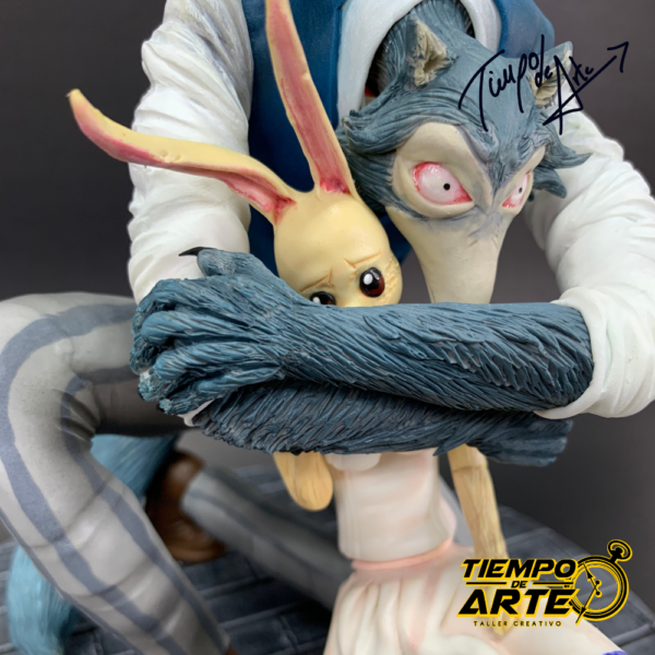 Escultura LEGOSHI y HAL de BEASTARS - Imagen 5